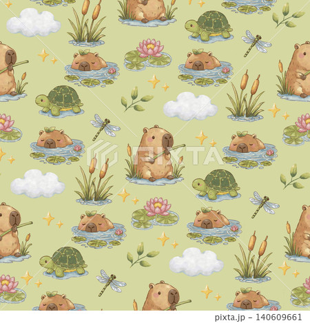 Kawaii Watercolor Capybara Wetland Clipart Bundle, Elements, Text Boxes, Seamless Patterns, Cute Capybara PNG, Scrapbook, Journal Kit Kawaii Watercolor Capybara Wetland Clipart Bundle, Elements, Text Boxes, Seamless Patterns, Cute Capybara PNG, Scrapbook, Journal Kit 140609661