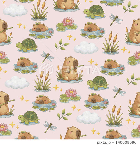 Kawaii Watercolor Capybara Wetland Clipart Bundle, Elements, Text Boxes, Seamless Patterns, Cute Capybara PNG, Scrapbook, Journal Kit Kawaii Watercolor Capybara Wetland Clipart Bundle, Elements, Text Boxes, Seamless Patterns, Cute Capybara PNG, Scrapbook, Journal Kit 140609696