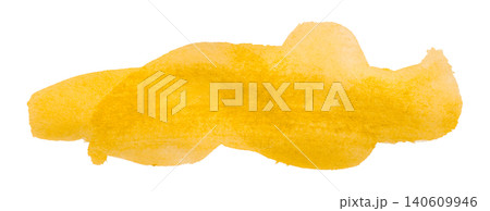 yellow brush isolated on transparent background yellow watercolor yellow brush isolated on transparent background yellow watercolor 140609946