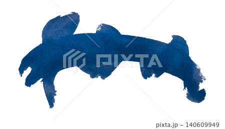 blue brush isolated on transparent background blue watercolor blue brush isolated on transparent background blue watercolor 140609949