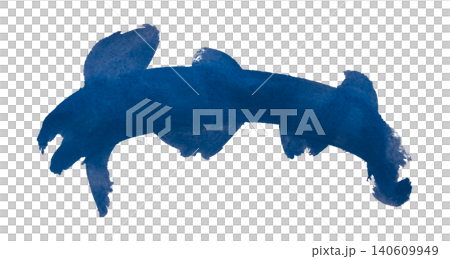 blue brush isolated on transparent background blue watercolor blue brush isolated on transparent background blue watercolor 140609949