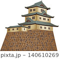 天守閣のある城の風景 140610269
