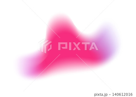 Gradient pink color shape isolated on white background. Abstract watercolor blob with soft gradation and fluid glowing. Vector neon liquid splash Gradient pink color shape isolated on white background. Abstract watercolor blob with soft gradation and fluid glowing. Vector neon liquid splash 140612016