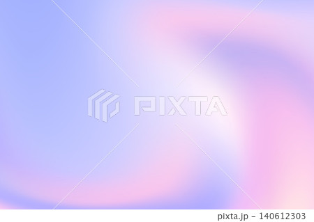 Gradient mesh background with soft pink and purple hues creates an elegant abstract aura perfect for modern graphic design and ambient presentations. Vector iridescent backdrop 140612303