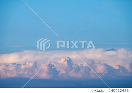 Soft Pastel Clouds in Blue Sky Soft Pastel Clouds in Blue Sky 140612428