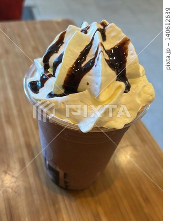 Chocolate Sundae With Whipped Cream Chocolate Sundae With Whipped Cream 140612639