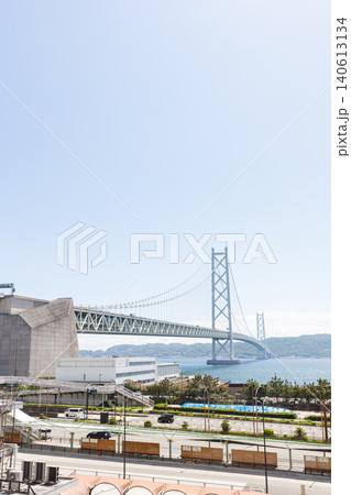 舞子駅周辺と明石海峡大橋 舞子駅周辺と明石海峡大橋 140613134