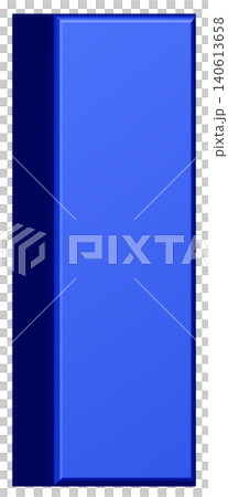 3D Material_Alphabet_I_Blue 140613658