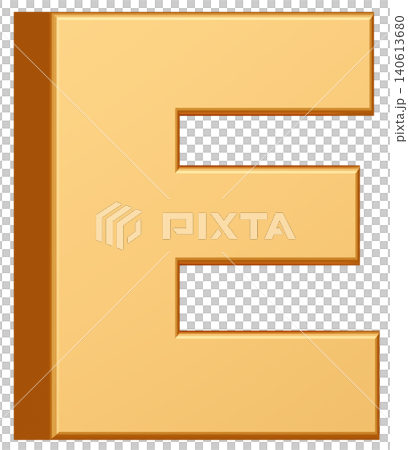 3D Material_Alphabet_E_Yellow 3D Material_Alphabet_E_Yellow 140613680