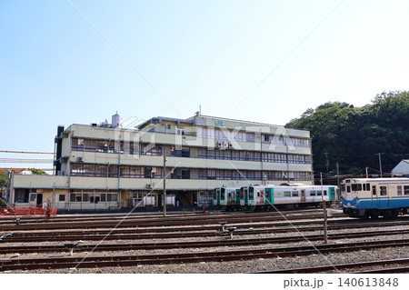 JR徳島駅の車両基地 JR徳島駅の車両基地 140613848