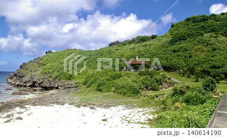 沖縄県八重山諸島与那国島の比川浜 沖縄県八重山諸島与那国島の比川浜 140614190