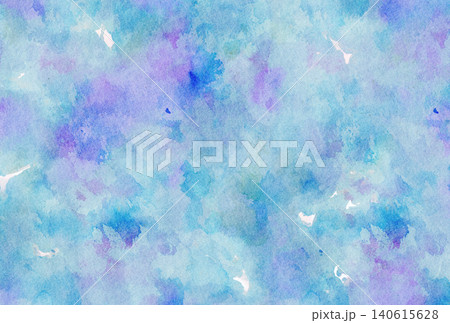 背景素材_水彩テクスチャ_青 140615628