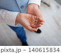 A Catholic cross is in children's hands. 140615834