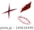 傷口　噛み痕　血　怪我 140616490
