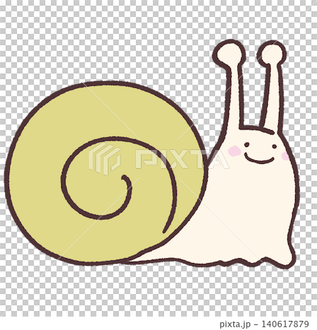 A loose snail illustration A loose snail illustration 140617879