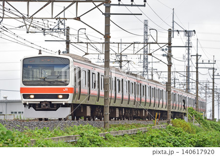 武蔵野線 南越谷-東川口 JR東日本 209系 M84編成(幕張) 武蔵野線 南越谷-東川口 JR東日本 209系 M84編成(幕張) 140617920