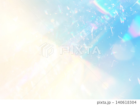 キラキラと輝くプリズムライト背景 キラキラと輝くプリズムライト背景 140618304