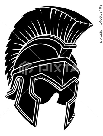 Spartan Roman Gladiator Trojan Warrior Helmet Spartan Roman Gladiator Trojan Warrior Helmet 140618408