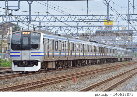 東海道本線 大船-戸塚 JR東日本 E217系 Y-28編成(鎌倉) 東海道本線 大船-戸塚 JR東日本 E217系 Y-28編成(鎌倉) 140618873
