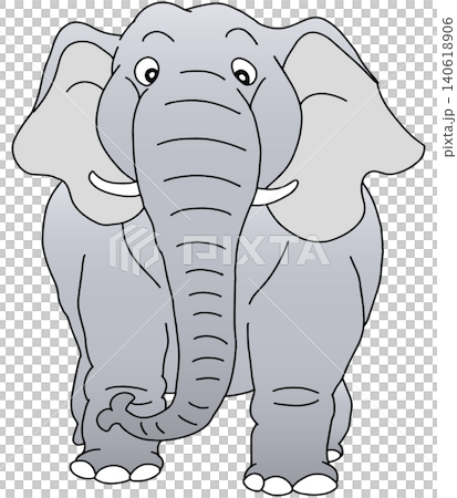 手繪動物插畫 ☆ 大象 手繪動物插畫 ☆ 大象 140618906