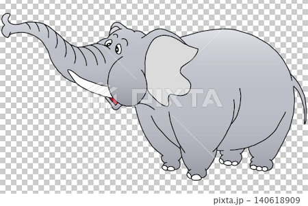 手書き動物イラスト☆象 140618909