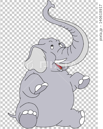 手繪動物插畫 ☆ 大象 140618917