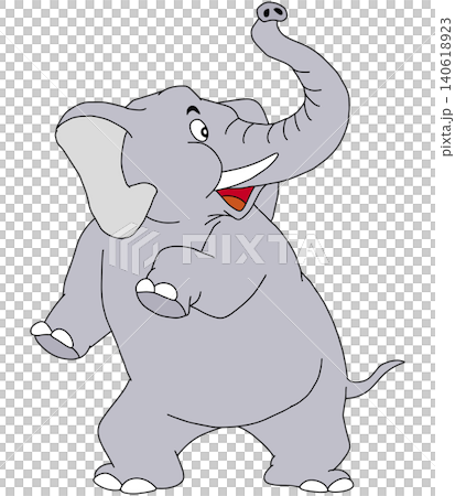 Hand-drawn animal illustration ☆ Elephant Hand-drawn animal illustration ☆ Elephant 140618923