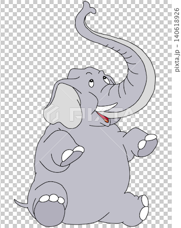 手繪動物插畫 ☆ 大象 140618926
