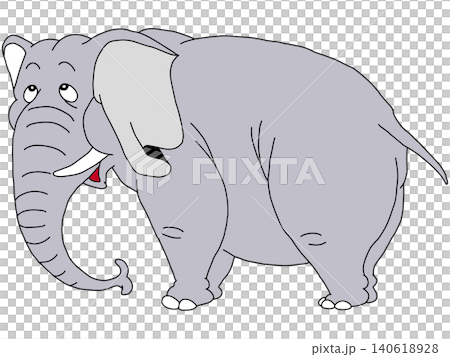 手繪動物插畫 ☆ 大象 140618928
