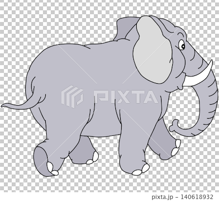 手繪動物插畫 ☆ 大象 140618932
