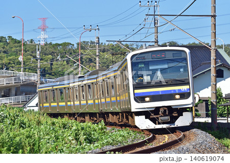 内房線　木更津－君津　JR東日本　209系　C431編成（幕張） 140619074