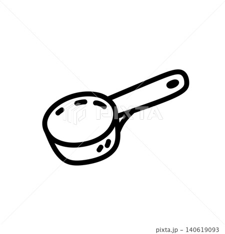 Measuring spoon isolated on a white background Measuring spoon isolated on a white background 140619093