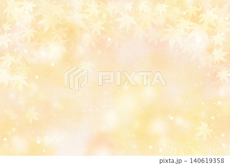 秋のもみじの和風背景イラスト 140619358
