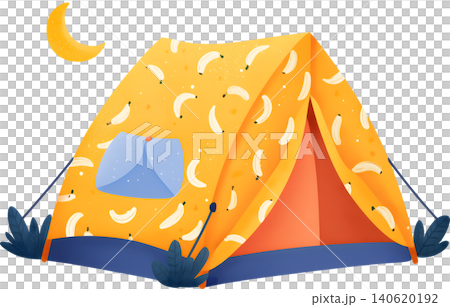 Cute Pattern Camping Tent Illustration Cute Pattern Camping Tent Illustration 140620192