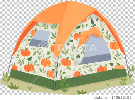 Cute Pattern Camping Tent Illustration Cute Pattern Camping Tent Illustration 140620193