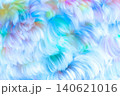 青ベースのふわふわテクスチャー背景 140621016