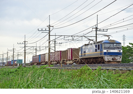 武蔵野線 東川口-南越谷 JR貨物 EF210-307(吹田) 武蔵野線 東川口-南越谷 JR貨物 EF210-307(吹田) 140621169