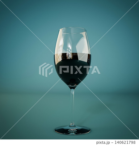 glass of wine isolated on blue background glass of wine isolated on blue background 140621798