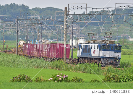 総武本線 佐倉-物井 JR貨物 EF64-1008(愛知) 総武本線 佐倉-物井 JR貨物 EF64-1008(愛知) 140621888