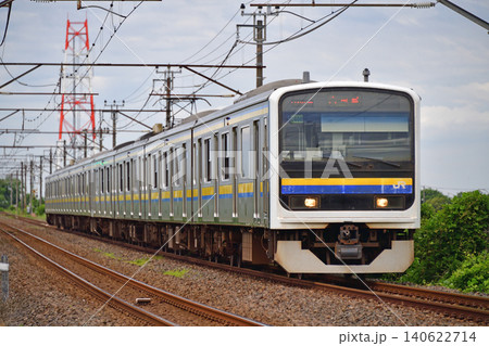 内房線 巌根-袖ケ浦 JR東日本 209系 C408編成(幕張) 内房線 巌根-袖ケ浦 JR東日本 209系 C408編成(幕張) 140622714