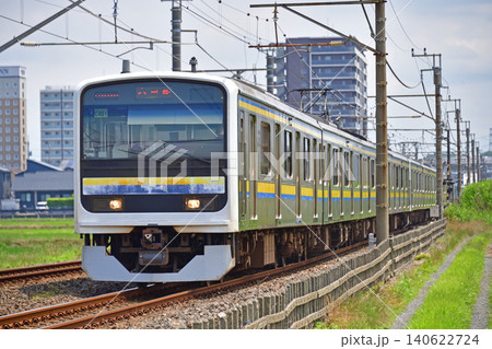 内房線 袖ケ浦-巌根 JR東日本 209系 C401編成(幕張) 内房線 袖ケ浦-巌根 JR東日本 209系 C401編成(幕張) 140622724