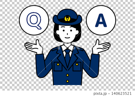 Female police officer answers frequently asked questions Female police officer answers frequently asked questions 140623521