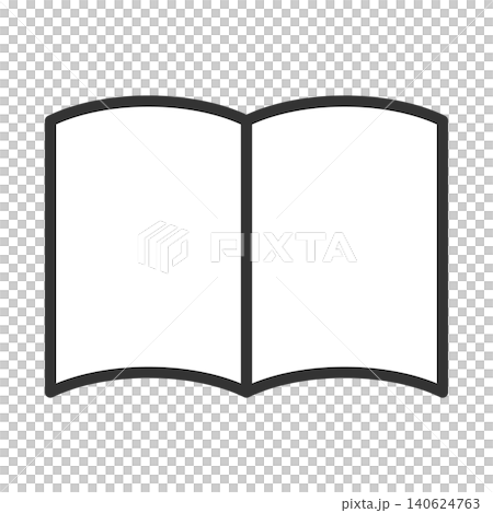 打開的筆記本圖示(小學文具) 打開的筆記本圖示(小學文具) 140624763