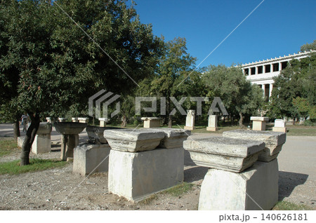 Ancient Agora of Athens with Stoa of Attalos 140626181