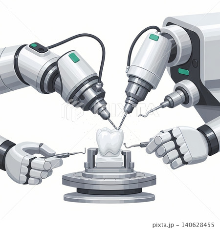Dental Technician Robot Milling Crown Dental Technician Robot Milling Crown 140628455