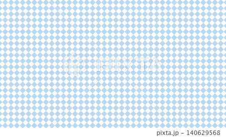 水色のひし形チェック柄 シームレスな背景素材(小) 水色のひし形チェック柄 シームレスな背景素材(小) 140629568