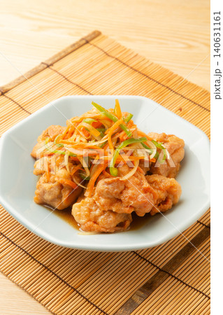 鶏の唐揚げの南蛮漬け 140631161