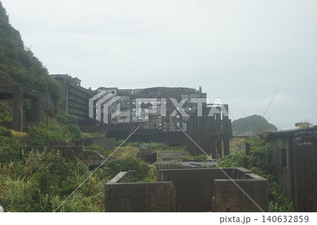 軍艦島の風景(端島) 軍艦島の風景(端島) 140632859