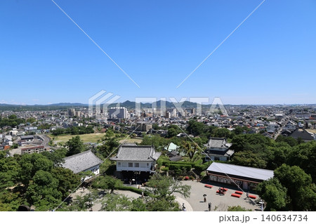 犬山城天守閣からの風景2026年② 犬山城天守閣からの風景2026年② 140634734