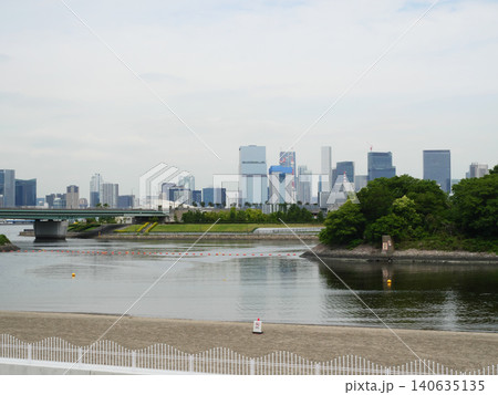 有明親水海浜公園から見る東京景観 有明親水海浜公園から見る東京景観 140635135